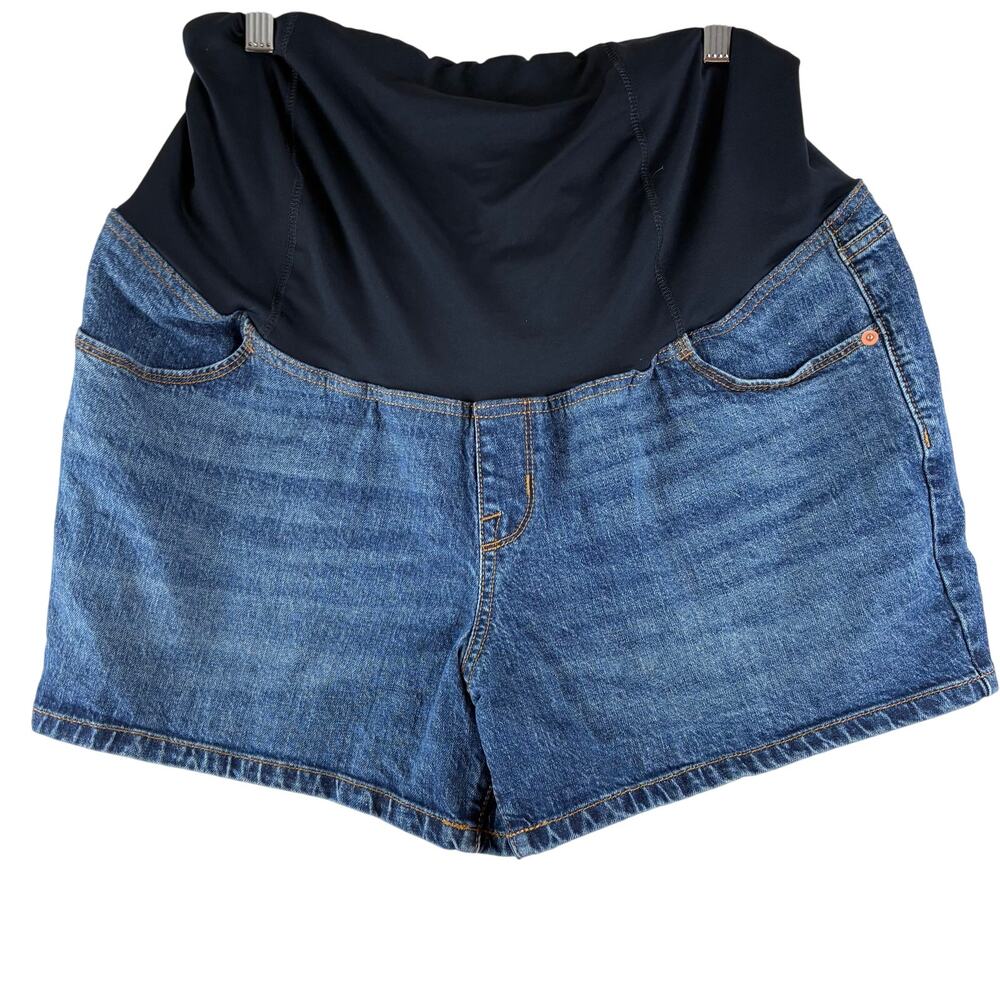 Isabelle Maternity Midi Shorts Womens 14 Pregnancy Comfort Stretch Cool Everyday